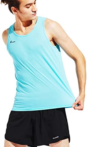 Tlrun muški tenk za trčanje gornje ultra lagane maratone singl majice suhe fit trening majica bez rukava bez rukava