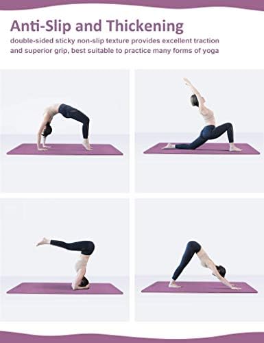 Joga prostirka za žene i muškarce neklizajuće prostirke za jogu debela prostirka za jogu pilates prostirka za jogu kućna teretana Fitness