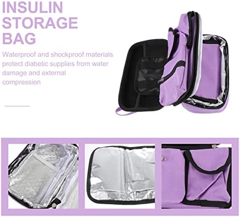 Doitool inzulin hladnjak za putovanja prijenosna vrećica za hlađenje inzulina Dijabetički organizator za putovanja lijek Izolirana