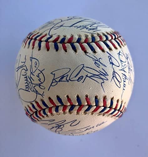 1997. N.L. All Star tim potpisao je bejzbol-38 SIGS-11 Hall of Famers JSA Pismo-Autografirani bejzbols