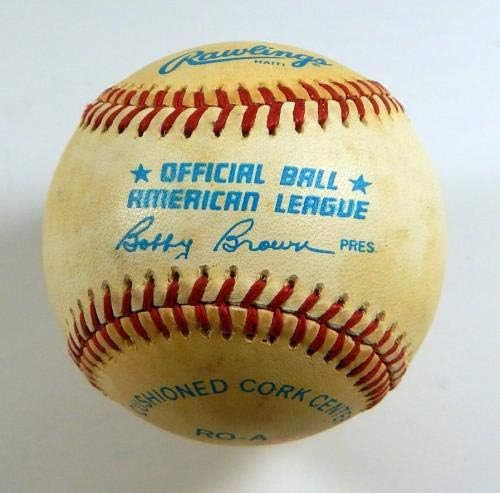 Kevin Seitzer potpisao je službeni Rawlings American League Baseball Auto DP03747 - Autografirani bejzbol