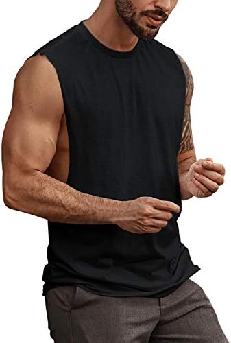 Muški trening odsječen majice savršena mišićna košulja bodybuilding tak vrhovi majice bez rukava bez rukava