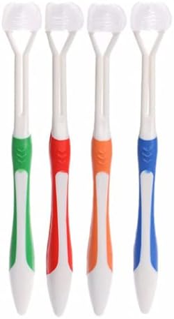Yingren ekološki prihvatljiva trostrana glava meke četkice za zube za duboko čišćenje zuba-plaka za uklanjanje četkica za zube za osjetljive