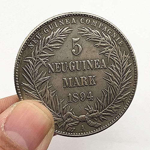 1894. Antički bakreni stari srebrni Phoenix ptica utisnuta kolekcija kovanica novčića bakar i srebrna medalja životinja komemorativni