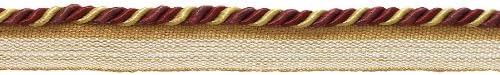 Malo vino zlato barokno kolekcija 3/16 inča kabel sa stilom usana 0316BL boja: jesenski listovi - 5716