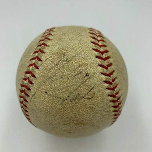 Nellie Fox potpisala je službenu američku ligu Joe Cronin Baseball iz 1962. - Autografirani bejzbols