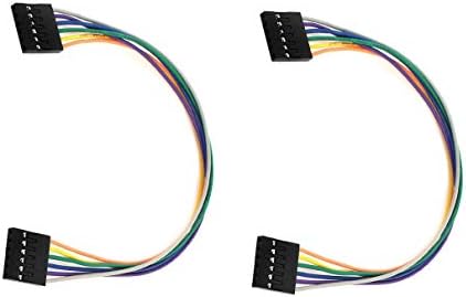 2pcs 6-pinski audio i video pribor konektor-kratkospojnik fleksibilni kabel konektori i Adapteri žica 20cm