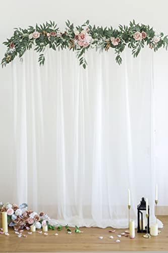 120 inča duge bijele prozirne zavjese bez bora za pozadinu prozorske zavjese za spavaću sobu večernje vjenčanje