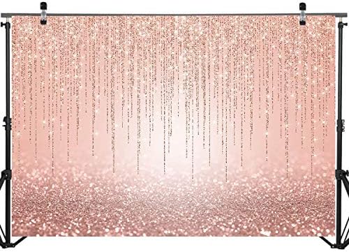 Mokshichka ružičasto zlato svjetlucava pozadina djevojke slatki ukrasi za zabavu u čast 16. obljetnice foto photofoni svadbeni tuš