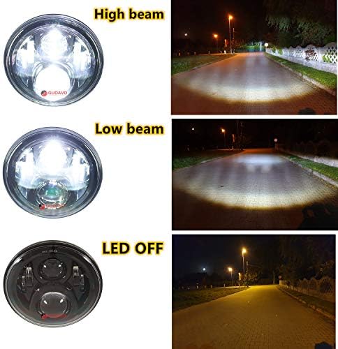 Super svijetlo 7-inčno LED prednje svjetlo otporno na ogrebotine opremljeno prednjim svjetlom kompatibilnim s prednjim svjetlom