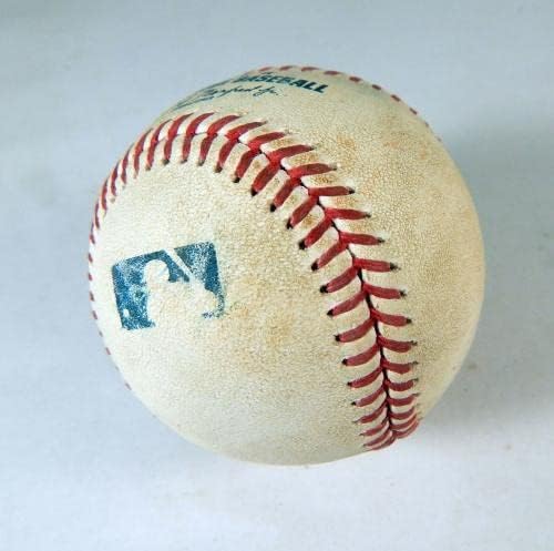 2021 Washington Nationals Miami Marlins Game koristio bejzbol Lewis Brinson Single - Igra korištena bejzbols