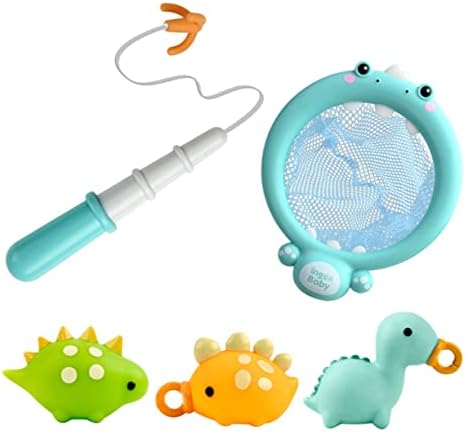 Toyvian 1 Set Dinosaur Ribolov mališana Toddler Toys Bath Toy Bath Toys za novorođenčad Obrazovna igračka igračka Magnetska ribolovna