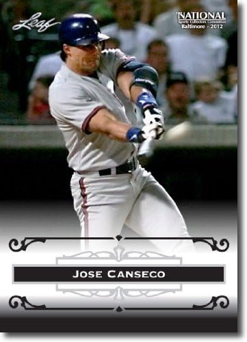 2012 list Hof Baltimore National Sports Collector Promo JC2 Jose Canseco - Oakland Atletics