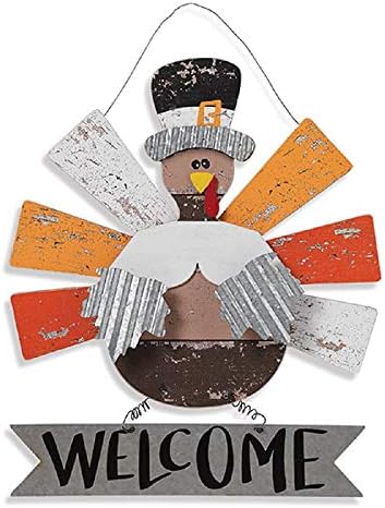 Gerson Turkey Pilgrim rustikalni viseći znak dobrodošlice