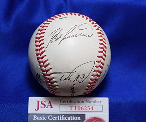 Todd Pratt Mike Lieberthal JSA Coa Autogram Major League OML potpisao bejzbol