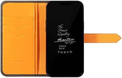 Hanatora] Flip torbica iPhone12 / iPhone12 Pro s držačem za kartice Torbica za mobitel od prave kože Moderan kvalitetan torbica bez