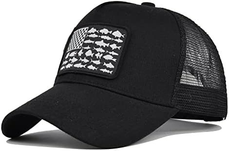 FISH FLAG MESH SNAP VIŠE BABEBALL CAP/Muškarci Žene Mesh bejzbol Snapback Cap/Outdoor Baseball šešir za odrasle