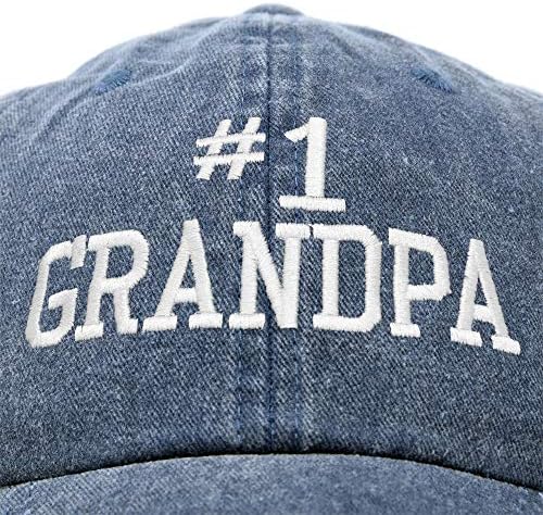 Dalix broj 1 djed poklon šešir vintage poklopac oprao pamuk