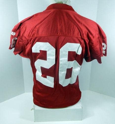 San Francisco 49ers 26 Igra izdana Red Jersey 44 DP30204 - Nepotpisana NFL igra korištena dresova