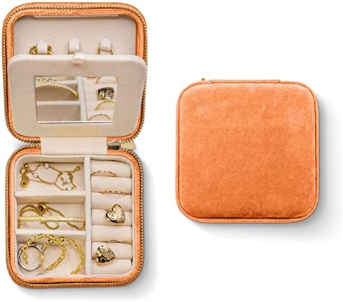 Organizator nakita od plišanog baršuna za putovanja / Futrola za nakit za putovanja, Organizator nakita | mala kutija za nakit za žene,