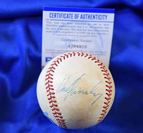 Dan Quisenberry PSA DNA Coa Autogram American League Oal potpisao bejzbol - Autografirani bejzbols
