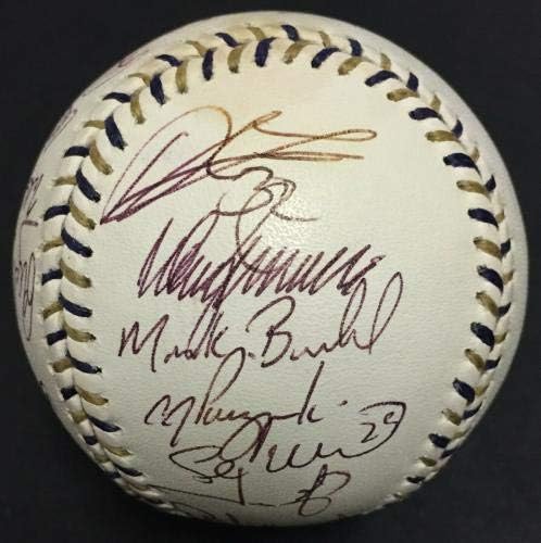 2002. AL All Star Team potpisao je bejzbol 23 Auto Roy Halladay Ichiro MLB Holo - Autografirani bejzbol