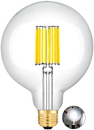 5000nd bijela fluorescentna svjetiljka od 90 vata 900nd, starinska LED žarulja sa žarnom niti od 9125 u velikom prozirnom staklu, verzija