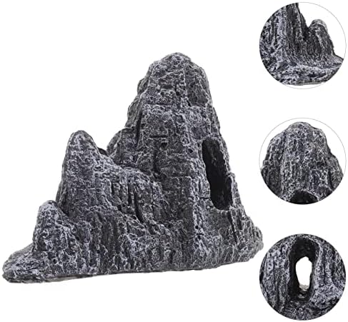 Mini kamenjar u Mumbaiju, model planine u ribljem akvariju, ukras od kamene keramike, minijaturne figurice mini planina, model pješčane