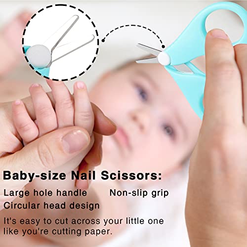 3 kom dječje škare za sigurnost noktiju dječja škare za nokte dječji set za nokte dječje škare s okruglim vrhom za sigurnost noktiju