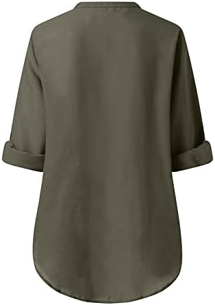 Bluze tinejdžerke kratke 1/2 rukav šifon v vrat zip up labavi fit opušteni fit basic casual bluza za žene ag