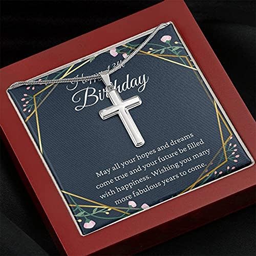 Kartica s porukama, ručno izrađena ogrlica- Ogrlica za personaliziranu poklon, sretan 13. rođendan, 13. rođendanski pokloni za djevojčice,
