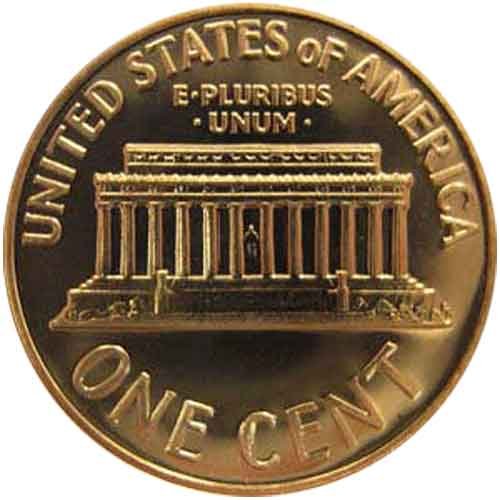 1960. p GEM dokaz Lincoln Memorial Cent Us Coin Penny