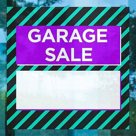 CGSignLab | Garažna prodaja -moderni blok Stiskanje prozora | 24 x24