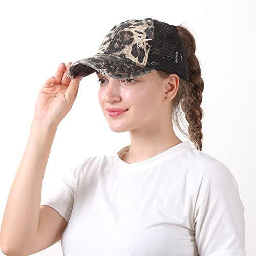 CRISS CIRCON konjski kapu oprane uznemirene mrežice ženske bejzbol kapeta tata šešir šešir za žene