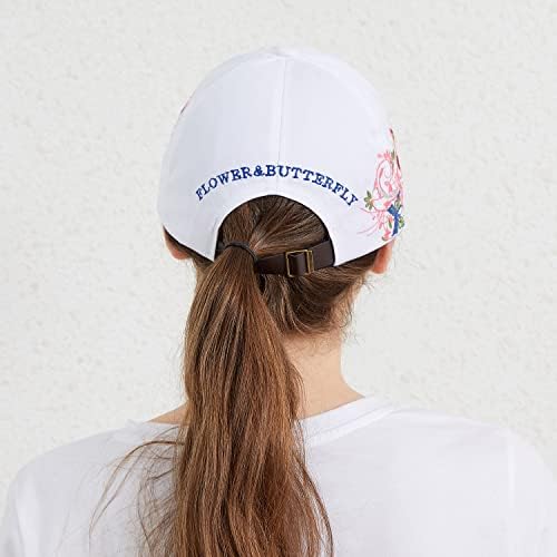 Ženske bejzbolske kape, podesivi prozračni vezeni sunčani šešir za sportski golf mreža Sunbonnet na otvorenom