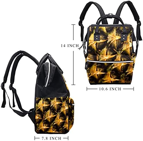 Izbliza ananas ogula tekstura školske torbe pelena ruksak vodootporna multifunkcionalna modna torba, torba za njegu