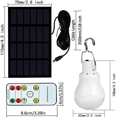 Solarna žarulja 350 inča prijenosna svjetiljka za kampiranje na solarni pogon LED svjetiljka vanjska svjetiljka Kamp ribolov šator