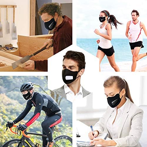 Ispušni ventilator za maske, s filtrom, regulacijom 3 brzine, uklanja toplinu i sprječava zamagljivanje, za sport, trčanje, biciklizam