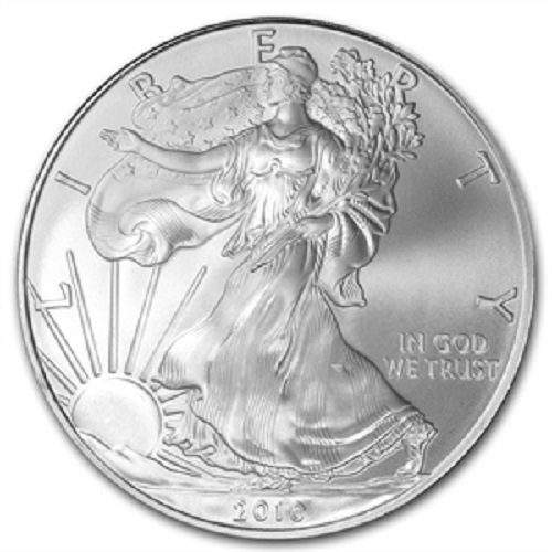 2010. američki Silver Eagle .999 Fini srebrni dolar necirkulirao nas kovnicu s našim potvrdom o autentičnosti