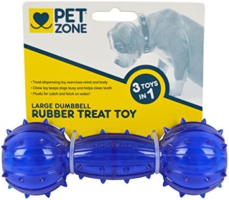 Zona kućnih ljubimaca guma za pse liječi igračku s bučicom, velika
