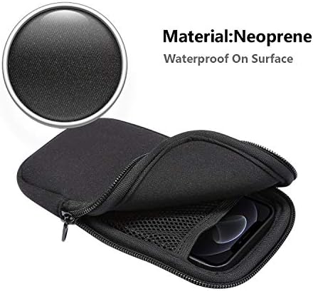 Torbica za mobitel Nepren Telefon Shught Sheave, 6,1 inčni Univerzalna ćelijska torbica s mobilnom vrećicom s patentnim zatvaračem
