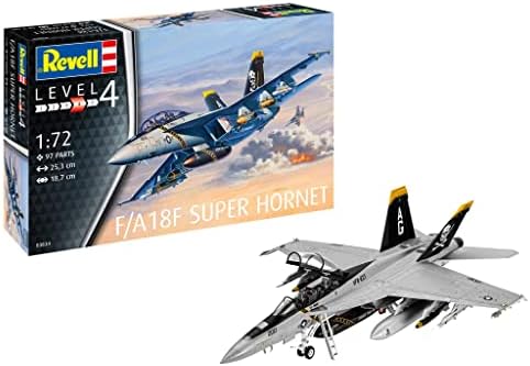 Revell 03834 F/A-18F Super Hornet u mjerilu 1:72 Komplet za montažu/ neobojenu plastični model