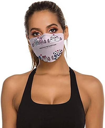Personalizirana zaštitna odjeća za višekratnu upotrebu platnene maske po mjeri slatki par sa životinjskim uzorkom poklon mužu supruzi