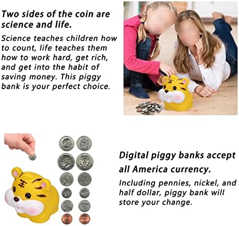 Money Bank, Piggy Bank, crtani tiger oblik novčane banke uštede kutije za jesen OBITELJI TIGER SIBLE PIGGY BANKA ZA DRUGU, NAJBOLJI