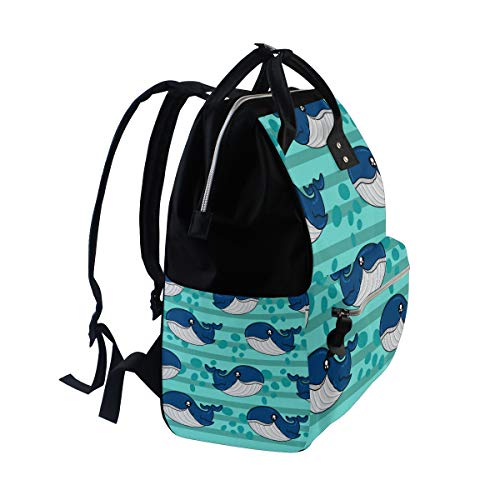 ColourLife pelena s pelenom ruksak kita na prugama casual daypack multifunkcionalne torbe za pelene