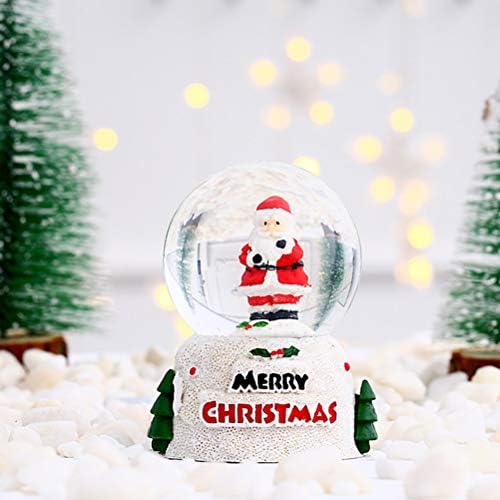 2pcs Kreativni božićni snježni globusi Svjetlosni kristalne kuglice radne stolne ukrase božićne ukrase čarape