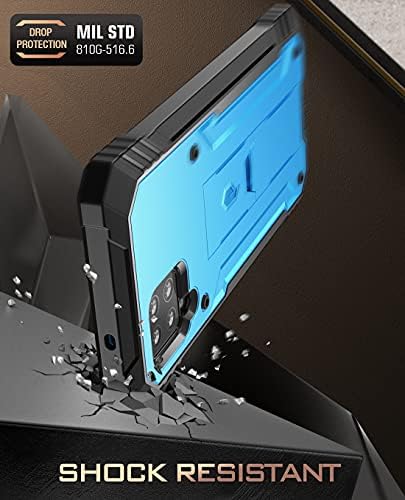 Slučaj pjesničke revolucije za Samsung Galaxy A42 5G, ugrađeni zaštitnik zaslona s ID-om otiska prsta, šokar zaštitni poklopac otporan